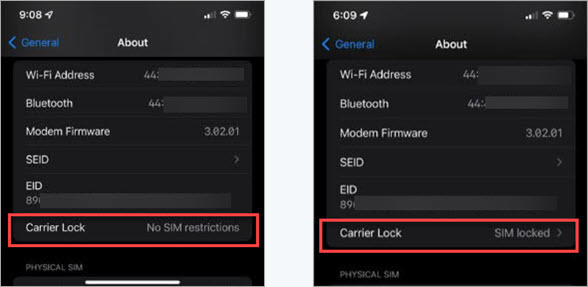 Look in Settings to see if your iOS device is locked to a carrier.